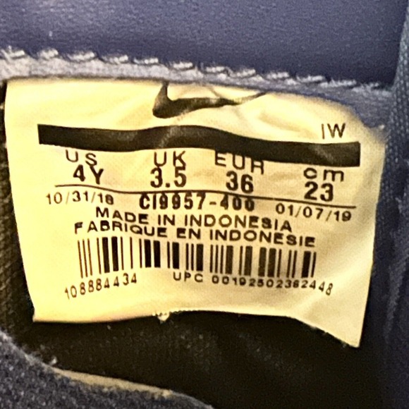 Nike Cortez Los Angeles Dodgers CI9957-400 Blue Sneakers Shoes 4Y Women 5.5 - Picture 13 of 13